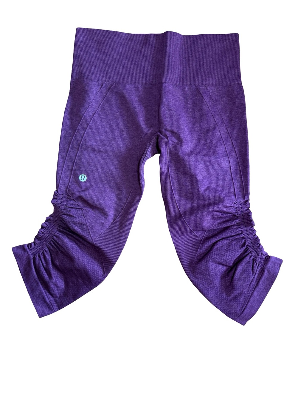 Lululemon In the Flow Crop II Ribbed Stretch Compression Capri Leggings SIZE 6